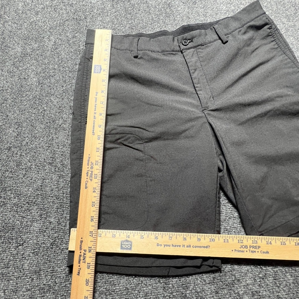 Greg Norman Mens Gray Performance Golf Shorts Size 34 Stretch Side Zip Pocket - Picture 3 of 11